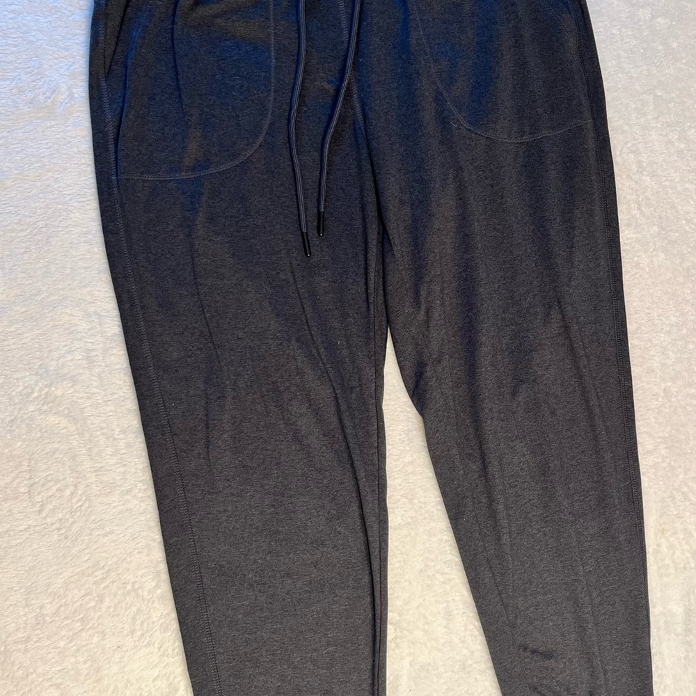 Lolë Olivie Jogger Pants Black Drawstring Athletic Cuffed Women’s Small